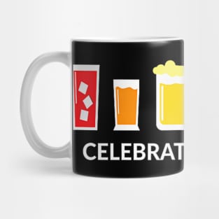 Rainbow Lgbt Drinking Celebrate Diversity Beer Mug